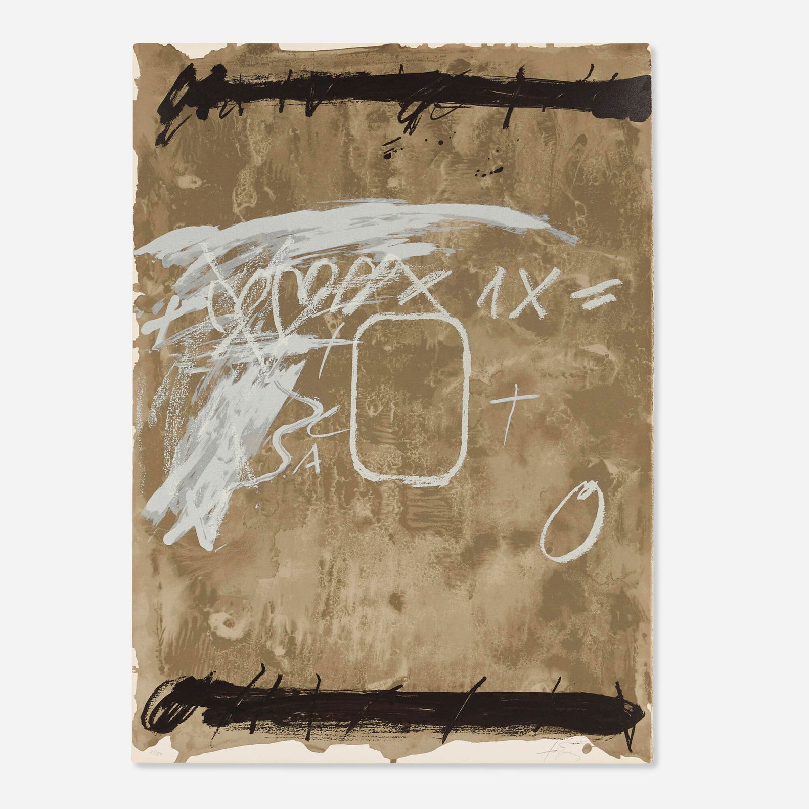 Antoni Tapies, Untitled (from the Berlin Suite) (1 of 3)