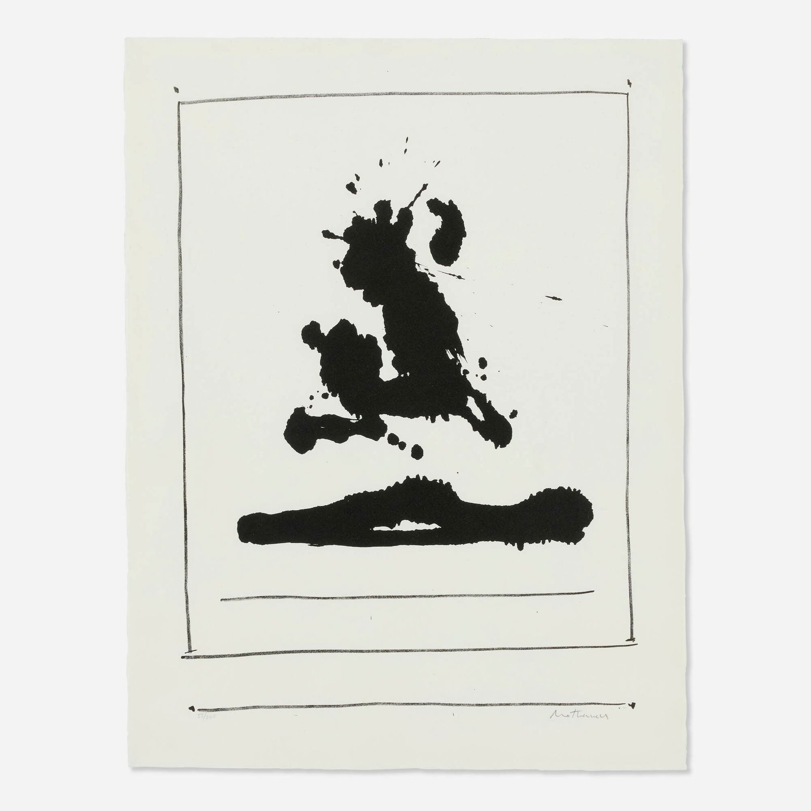 Robert Motherwell, Untitled (from the New York International portfolio) (1 of 4)