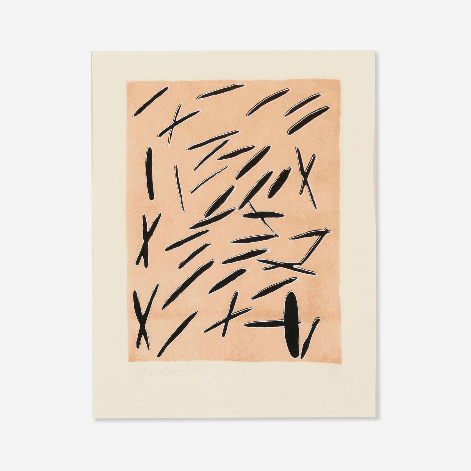 Larry Poons, Untitled (from the Ten from Leo Castelli portfolio): Larry Poons Untitled (from the Ten from Leo Castelli portfolio) 1967screenprint in colors image: 8 h x 6 w in (20 x 15 cm) sight: 10.375 h x 8.125 w in (26 x 21 cm) Signed and numbered to l