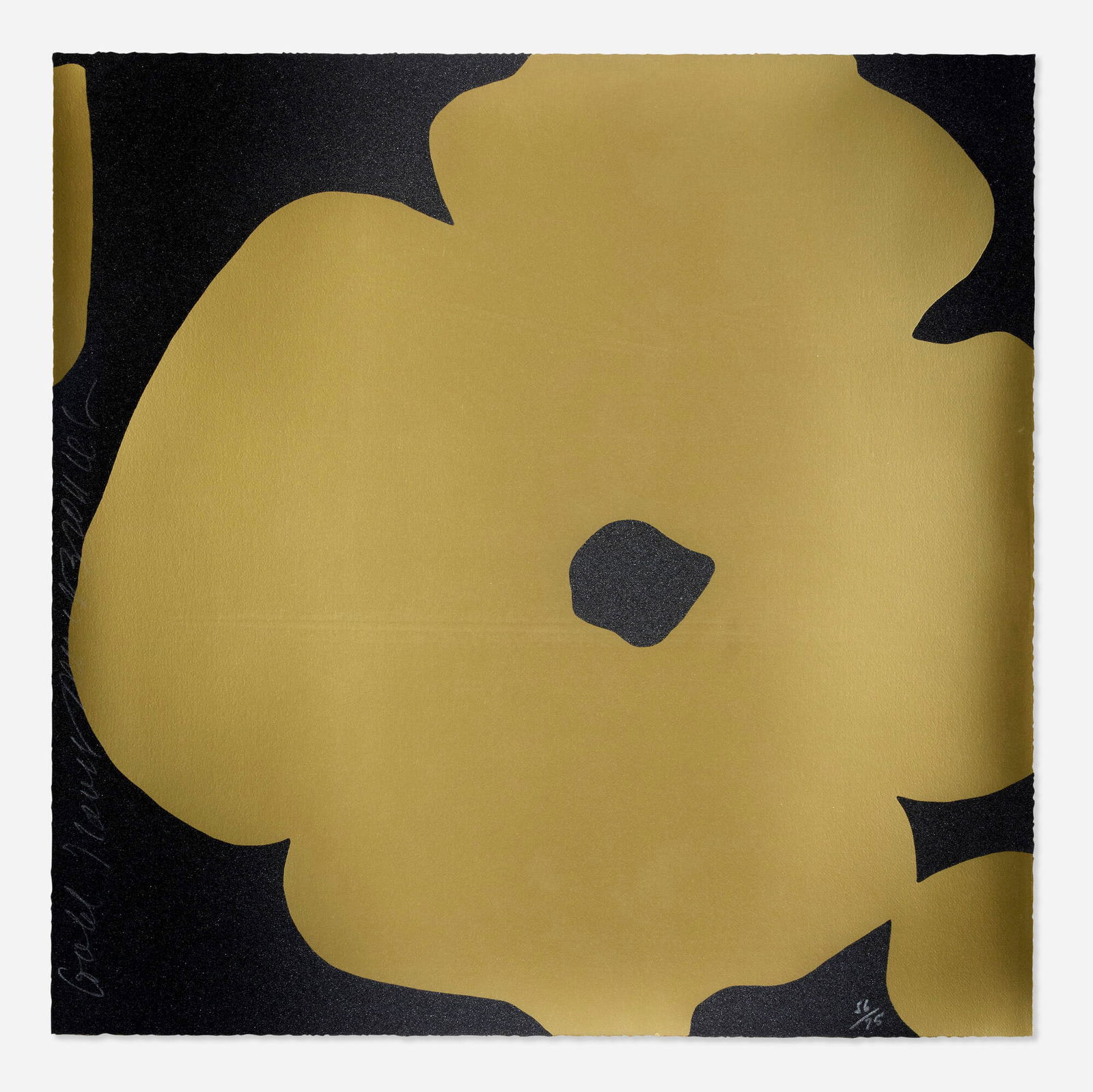 Donald Sultan, Gold Flowers (1 of 4)