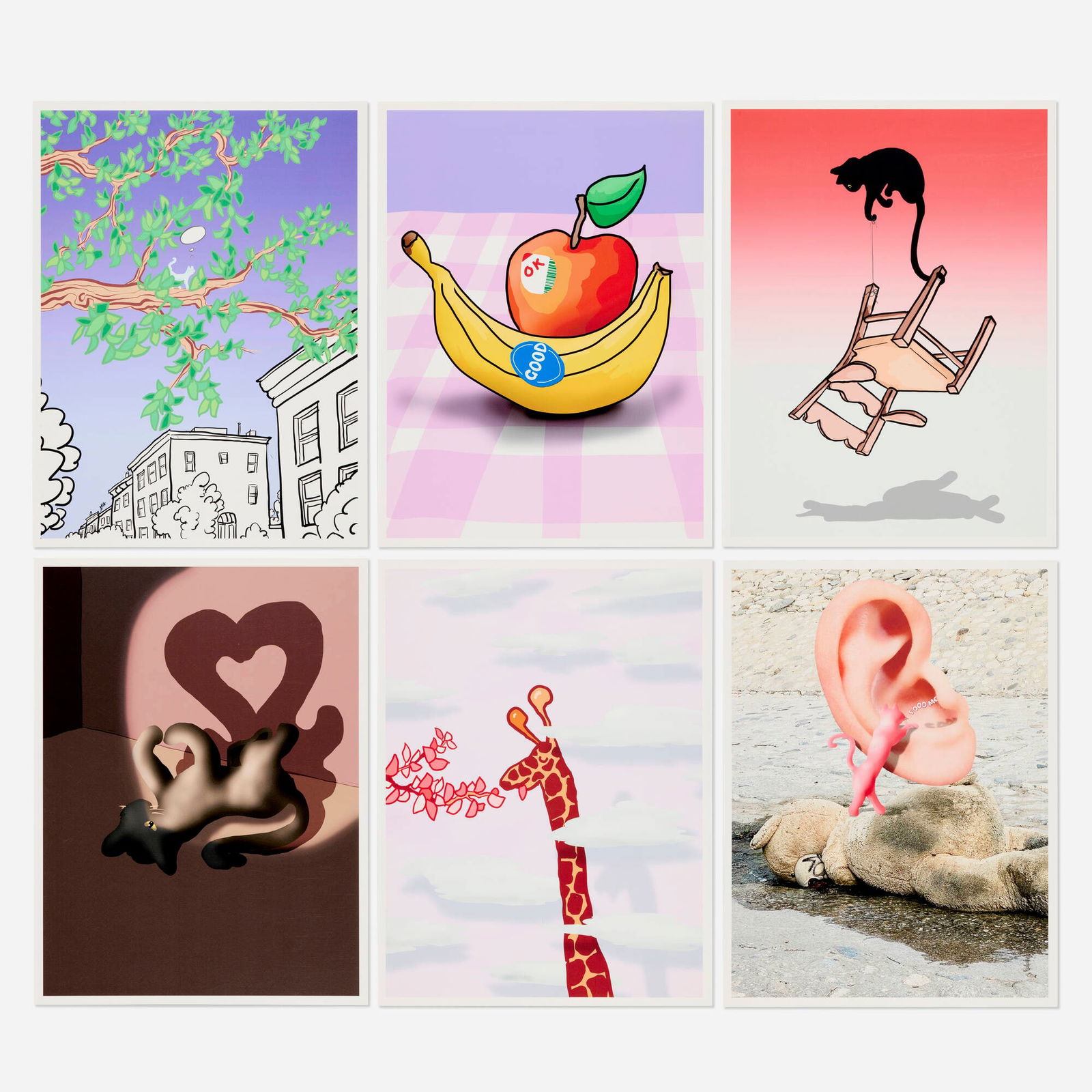 Urs Fischer, Untitled (six works) (1 of 2)