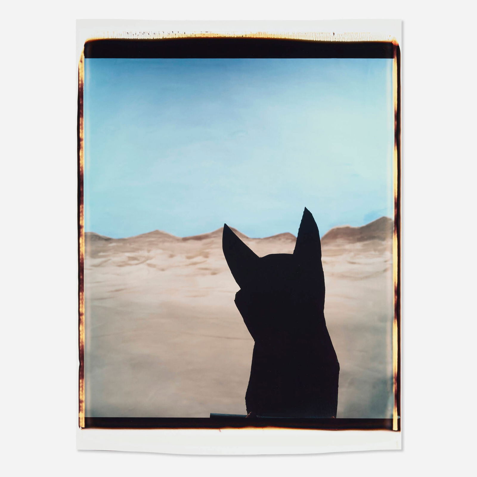 John Divola, Untitled: John Divola Untitled unique large-format Polaroid Polacolor print image: 24 h x 20 w in (61 x 51 cm) sheet: 29.25 h x 22 w in (74 x 56 cm) Provenance: Acquired directly from the