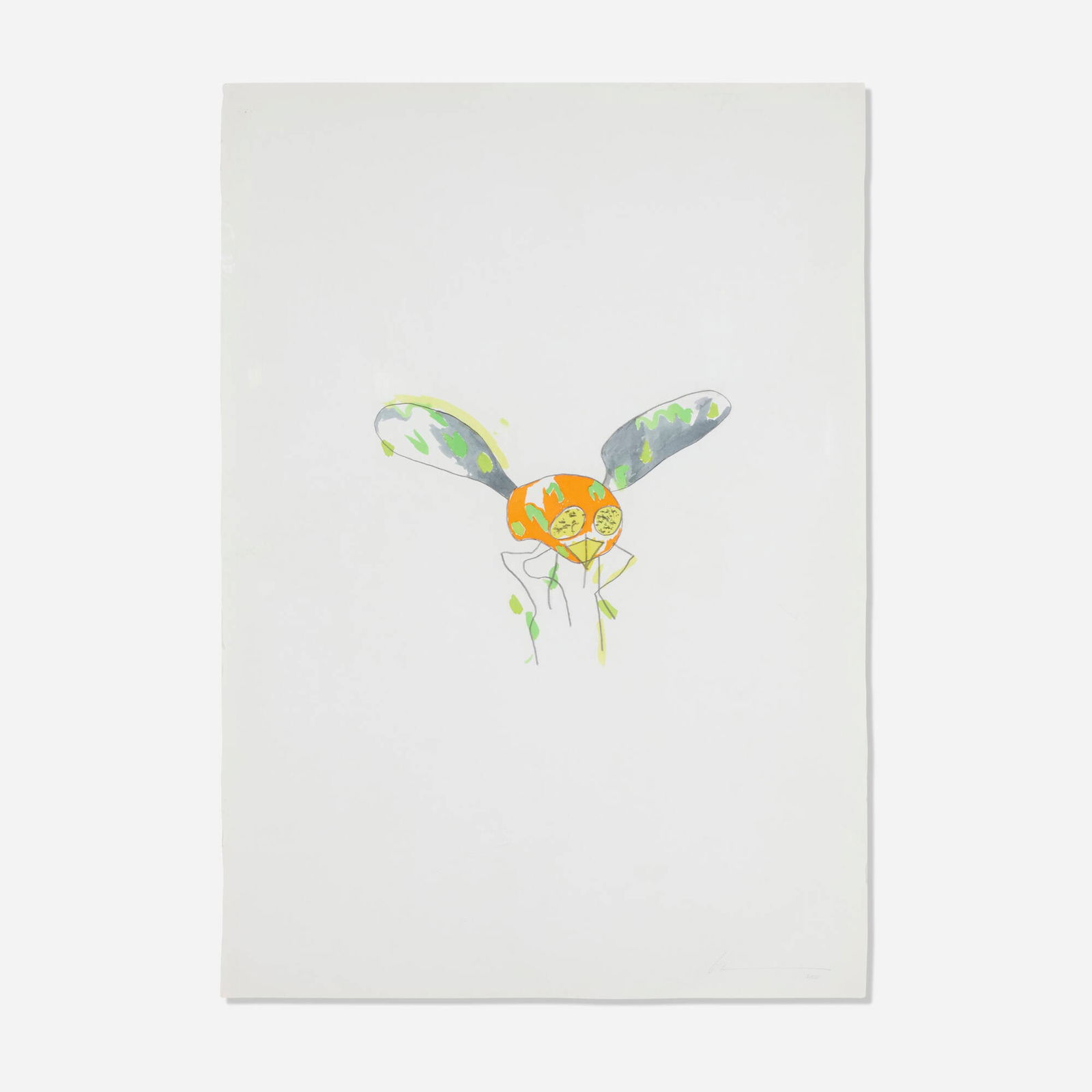 Robert Wilson, Untitled: Robert Wilson Untitled 2004watercolor on paper 39.125 h x 27.375 w in (99 x 70 cm) Signed and dated to lower right 'Robert Wilson 2004'. Exhibited: Robert Wilson: Le