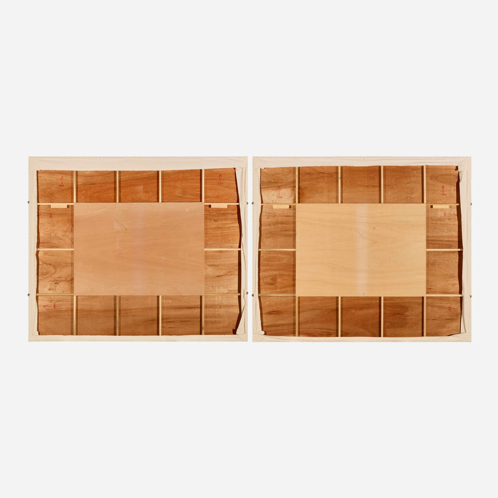 Kevin Appel, Woods: Southeast View (diptych): Kevin Appel Woods: Southeast View (diptych) 2001acrylic on paper laid to canvas each: 80 h x 94.75 w in (203 x 241 cm) overall: 80 h x 189.5 w in (203 x 481 cm) Signed, titled and dated to