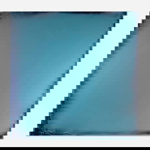 Jimi Gleason, Silvery Blue Realm: Jimi Gleason Silvery Blue Realm 2005acrylic on canvas 60.75 h x 60 w in (154 x 152 cm) Signed, titled and dated to verso 'Silvery Blue Realm Jimi Gleason 2005'. This work w