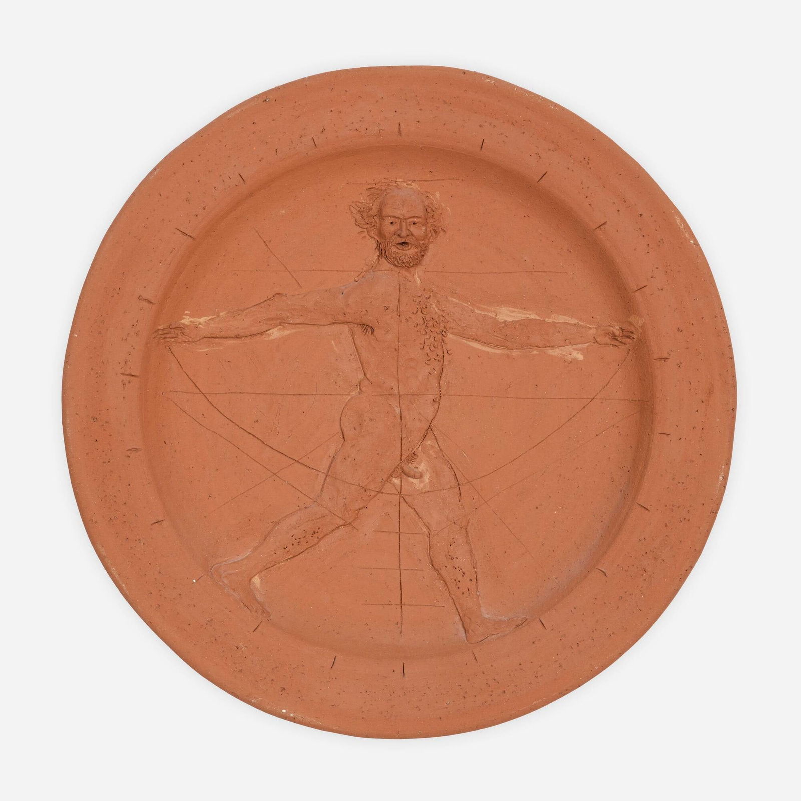 Robert Arneson, Describing the Diameter Arms Out (1 of 3)