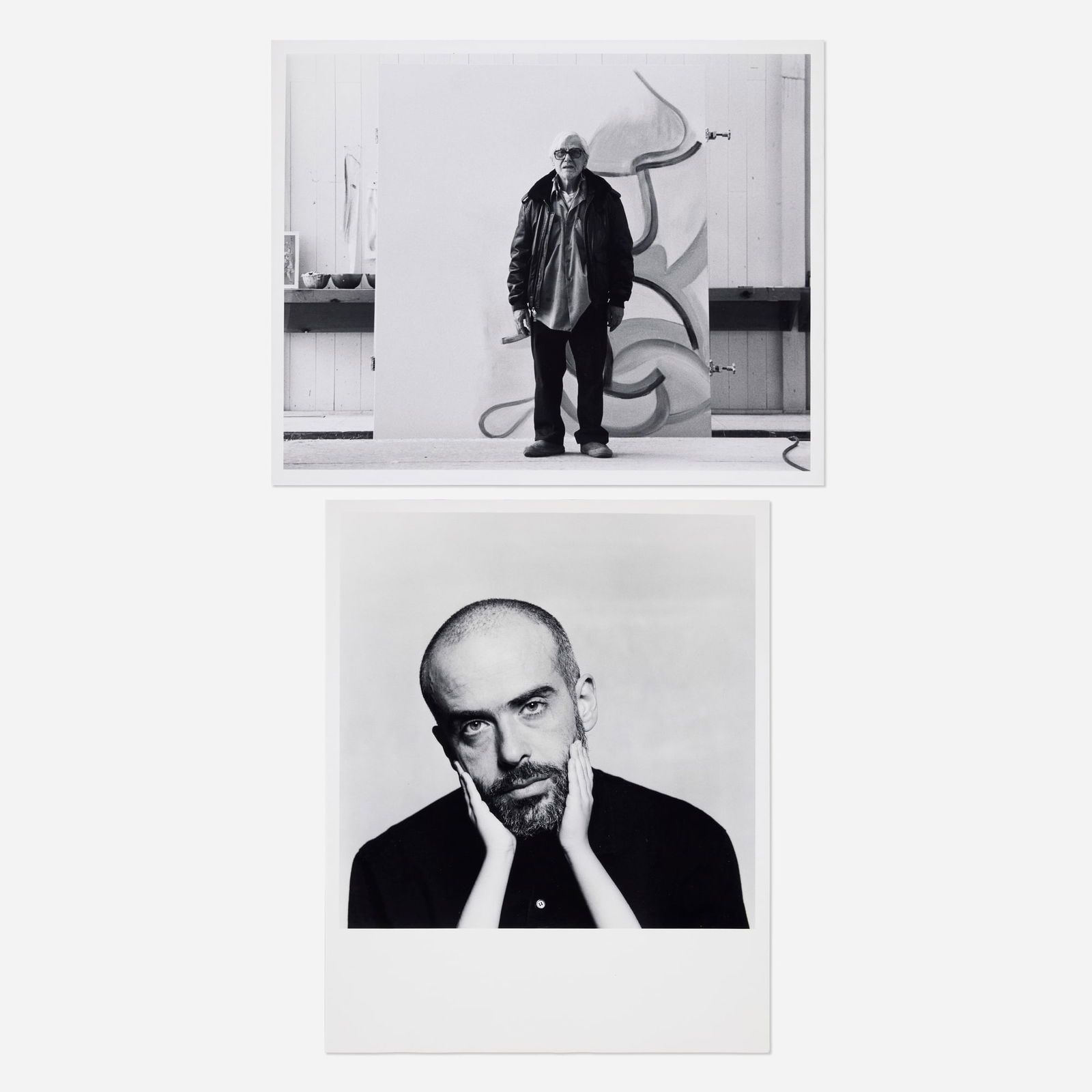 Paul Blanca, Willem de Kooning; Fran Lorco (Francesco) Clemente (two works) (1 of 1)