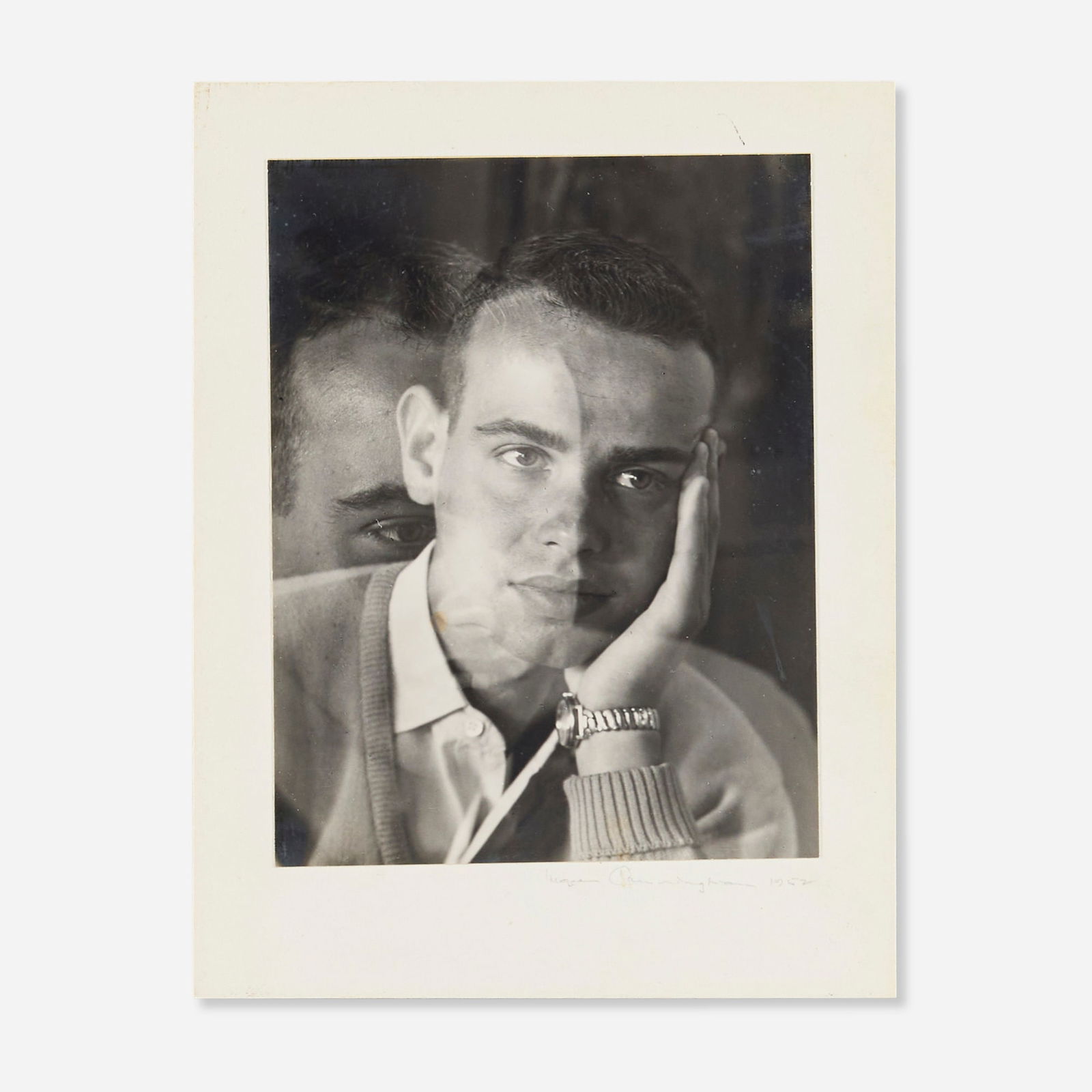 Imogen Cunningham, Double Portrait of Jonathan Elkus (1 of 3)