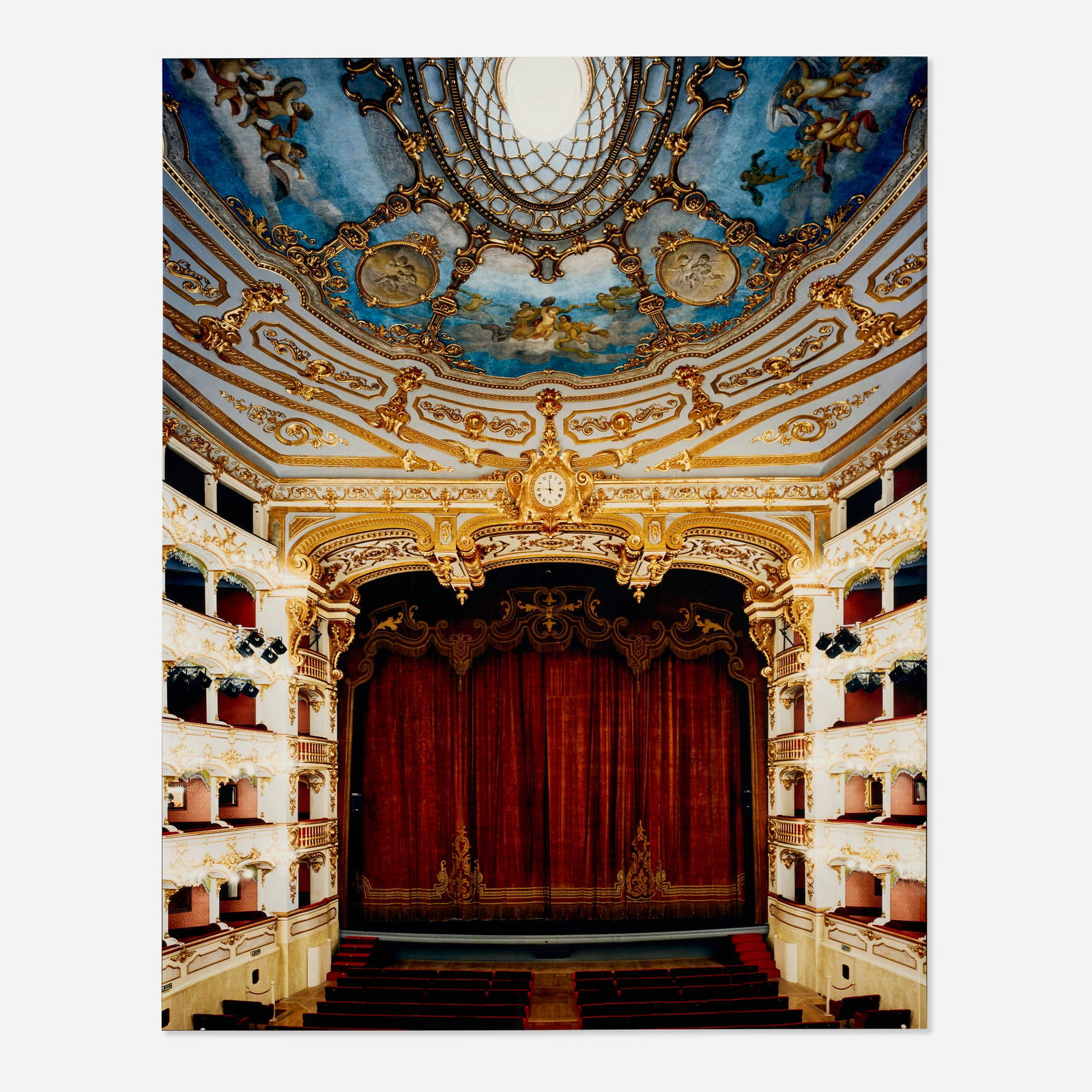 Doug Hall, Teatro Municipal, Piacenza 3: Doug Hall Teatro Municipal, Piacenza 3 2002C-print sight: 60 h x 47.125 w in (152 x 120 cm) Signed, titled, dated and numbered to artist label to verso 'Doug Hall Teatro Municipal, Piacenza 3