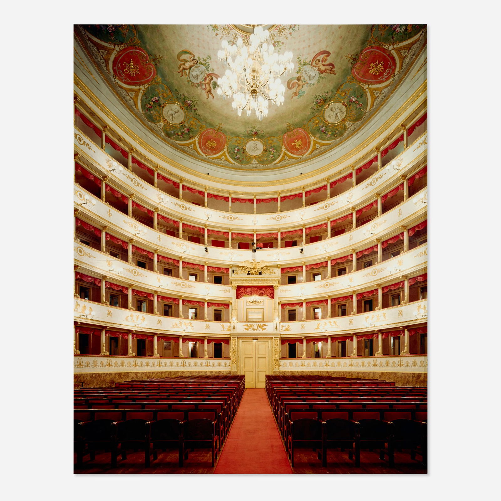 Doug Hall, Teatro Communale, Modena 2: Doug Hall Teatro Communale, Modena 2 2002C-print sight: 60 h x 47.125 w in (152 x 120 cm) Signed, titled, dated and numbered to label to verso 'Doug Hall Teatro Communale, Modena 2 2002 3/6'.