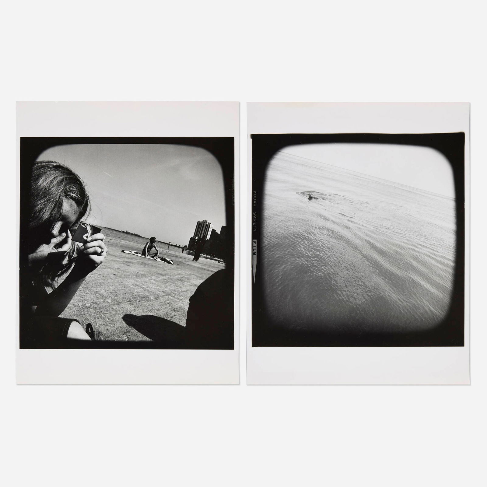 Charles Taub, Two works from the Beach series (1 of 1)