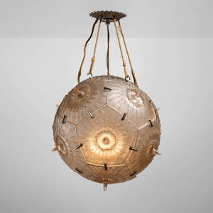 Rene Lalique, Rare Passiflore chandelier