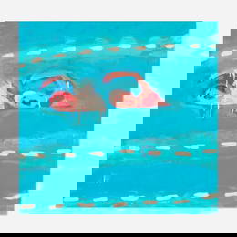 Katherine Bradford, Pool Swim