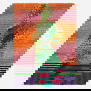 Vladimir Cora, Mujer: Vladimir Cora Mujer 1995screenprint in colors on Arches 31.5 h x 23.625 w in (80 x 60 cm) Signed, dated and numbered to lower edge '35/100 Vladimir Cora 95'. This work is number 35 from the ed