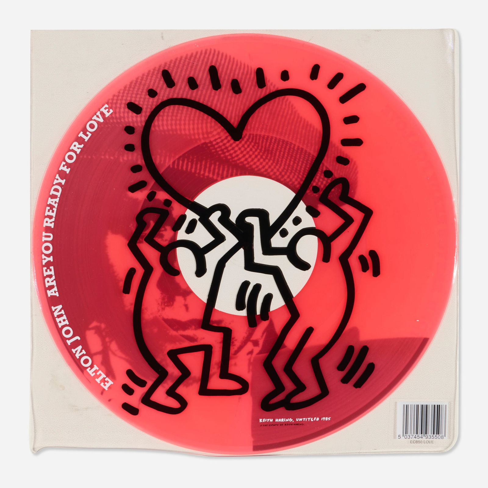 Keith Haring and Elton John, Are You Ready For Love album (1 of 2)