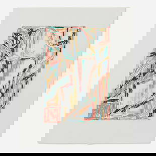 Craig Kauffman, Untitled: Craig Kauffman Untitled 1981lithograph in colors image: 14.25 h x 9.5 w in (36 x 24 cm) sheet: 20 h x 16.6 w in (51 x 42 cm) Signed, dated and numbered to lower edge '32/45 Craig Kauffman 8