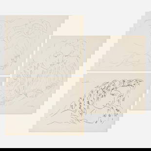Henri Matisse, Three works from Dessins: Themes et Variations: Henri Matisse Three works from Dessins: Themes et Variations 1943collotype each: 9.625 h x 12.875 w in (24 x 33 cm) These works are from the edition of 950 printed by Martin Fabiani, Paris.