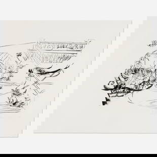 Albert Oehlen, L. P. A. (for Parkett 79): Albert Oehlen L. P. A. (for Parkett 79) 2007etching and Charbonnel black ink on Hahnemuhle Durer Etching White 30 image: 13.75 h x 20.125 w in (35 x 51 cm) sheet: 20.875 h x 26.375 w in (53 x 67 c