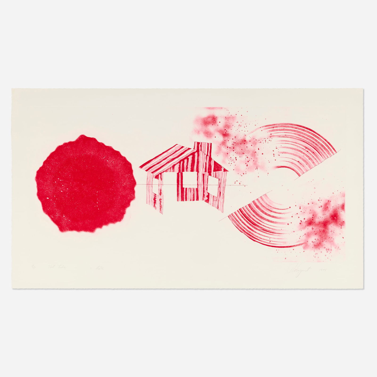 James Rosenquist, Hot Lake (2nd state) (1 of 2)