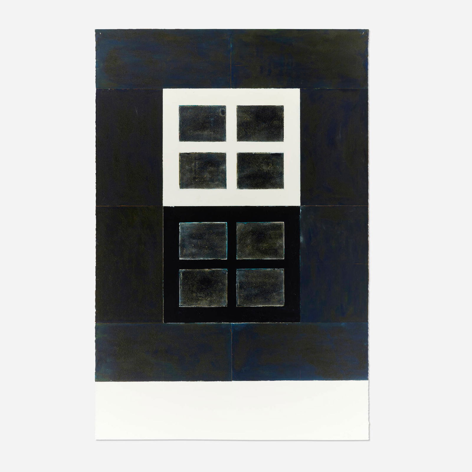 Andrew Spence, Untitled: Andrew Spence Untitled 1989monoprint 63 h x 42.5 w in (160 x 108 cm) Signed and dated to lower right 'A. Spence 89'. This work will ship from Los Angeles, California.