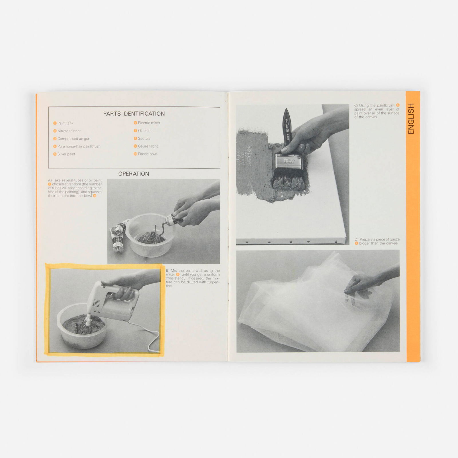 Rudolf Stingel, Instructions (1 of 5)