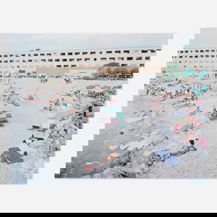 Massimo Vitali, Marina di Massa (from the Landscapes with Figures portfolio): Massimo Vitali Marina di Massa (from the Landscapes with Figures portfolio) 2006offset lithograph in colors image: 25.875 h x 33.625 w in (66 x 85 cm) sight: 26.875 h x 34.75 w in (68 x 88 cm)