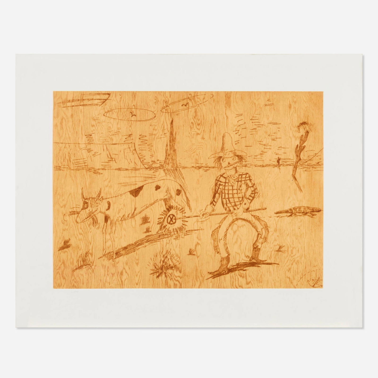 H.C. Westermann, Untitled (from the Landfall Press 30th Anniversary portfolio) (1 of 3)