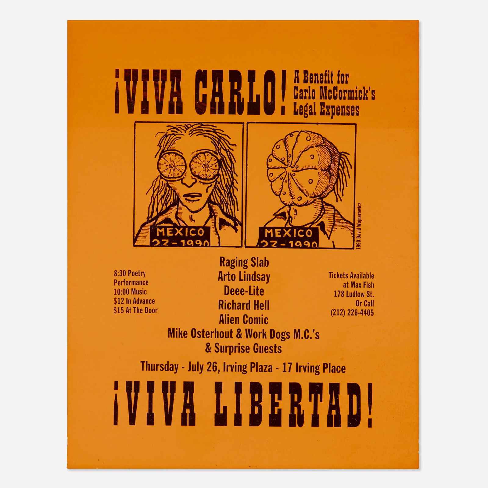 David Wojnarowicz, Untitled (Viva Carlo) (1 of 2)