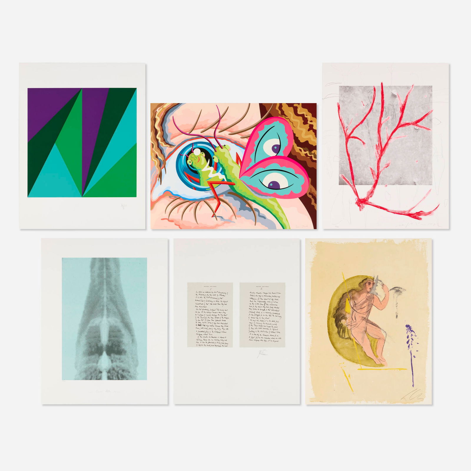 Twenty American Artists　Portfolio Various Artists Twenty American Artists (partial Portfolio)