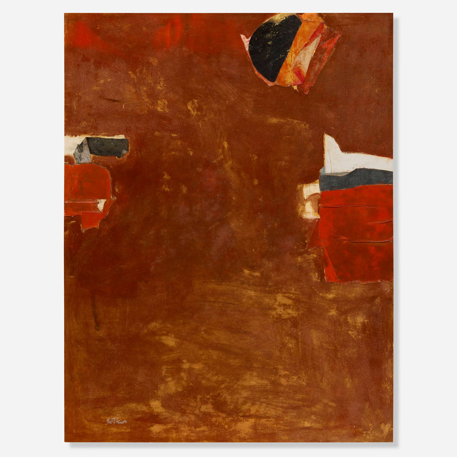 Henry A. Botkin, Siva: Henry A. Botkin Siva 1972 mixed media on Masonite 43.25 h x 33.25 w in (110 x 84 cm) Signed to lower left 'Botkin'. Signed, titled and dated to verso 'Siva 1972 Botkin'. Thi