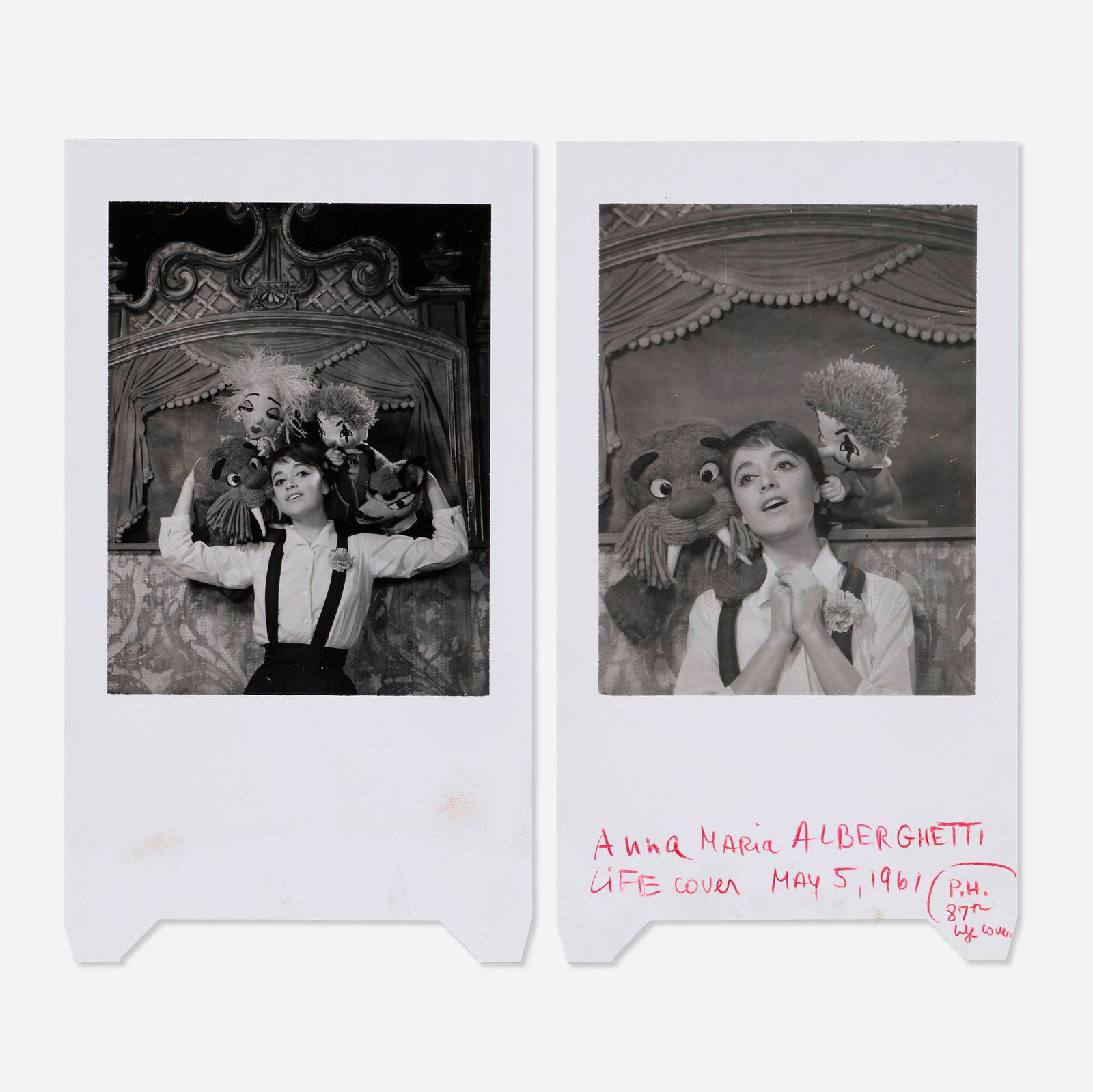 Philippe Halsman, Anna Maria Alberghetti (two works) (1 of 2)