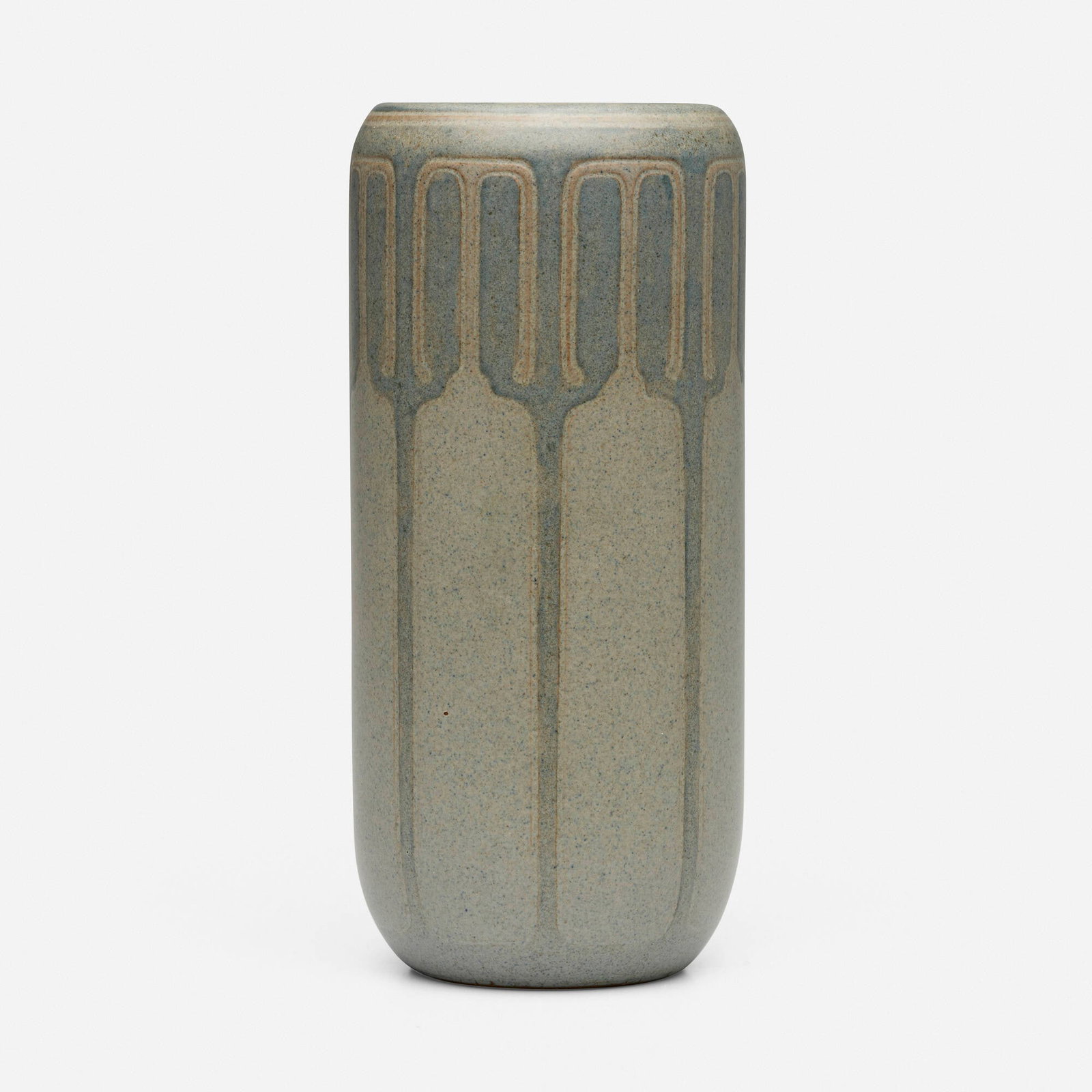 Arthur Hennessey and Sarah Tutt for Marblehead Pottery, Vase with conventionalized trees (1 of 4)