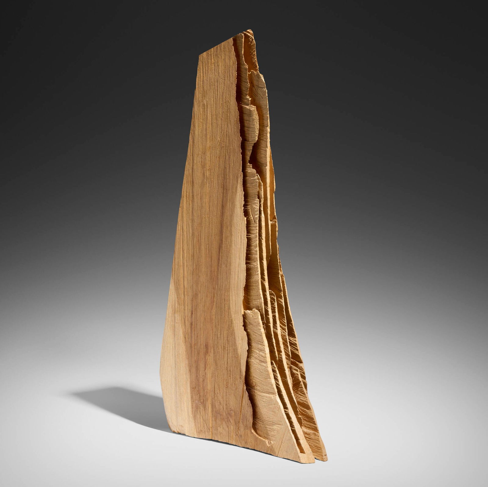 David Nash, Enclosed Oak Sheaves: David Nash Enclosed Oak Sheaves 1998oak 30.75 h x 17 w x 10.375 d in (78 x 43 x 26 cm) Signed, dated and inscribed to underside 'David Nash '98 Oak'. Provenance: Wexler