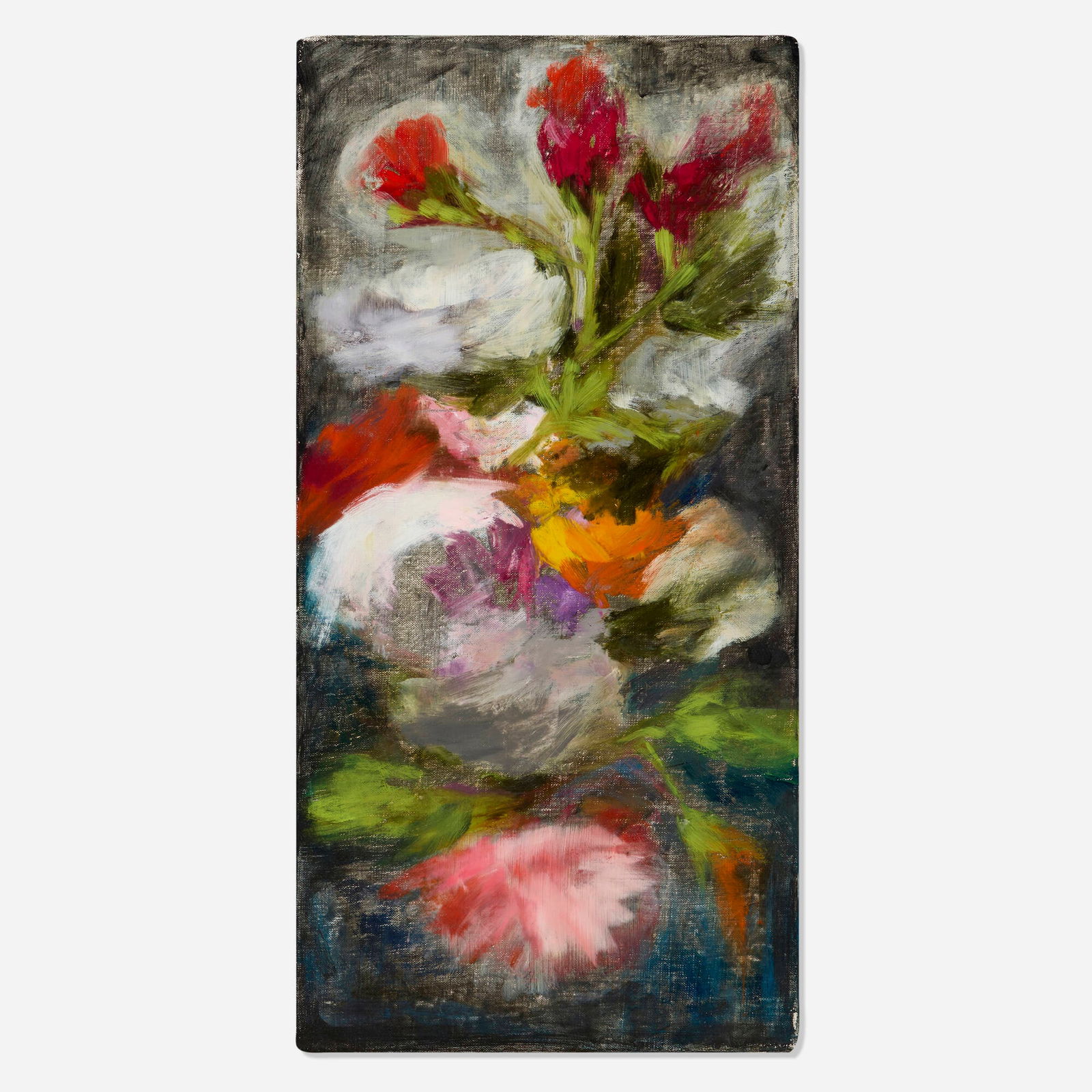 Ross Bleckner, Untitled: Ross Bleckner Untitled 2011oil on linen 32 h x 16 w in (81 x 41 cm) Signed, dated and inscribed to verso 'MF RB 6229 Ross Bleckner 2011'. Provenance: Acquired directly