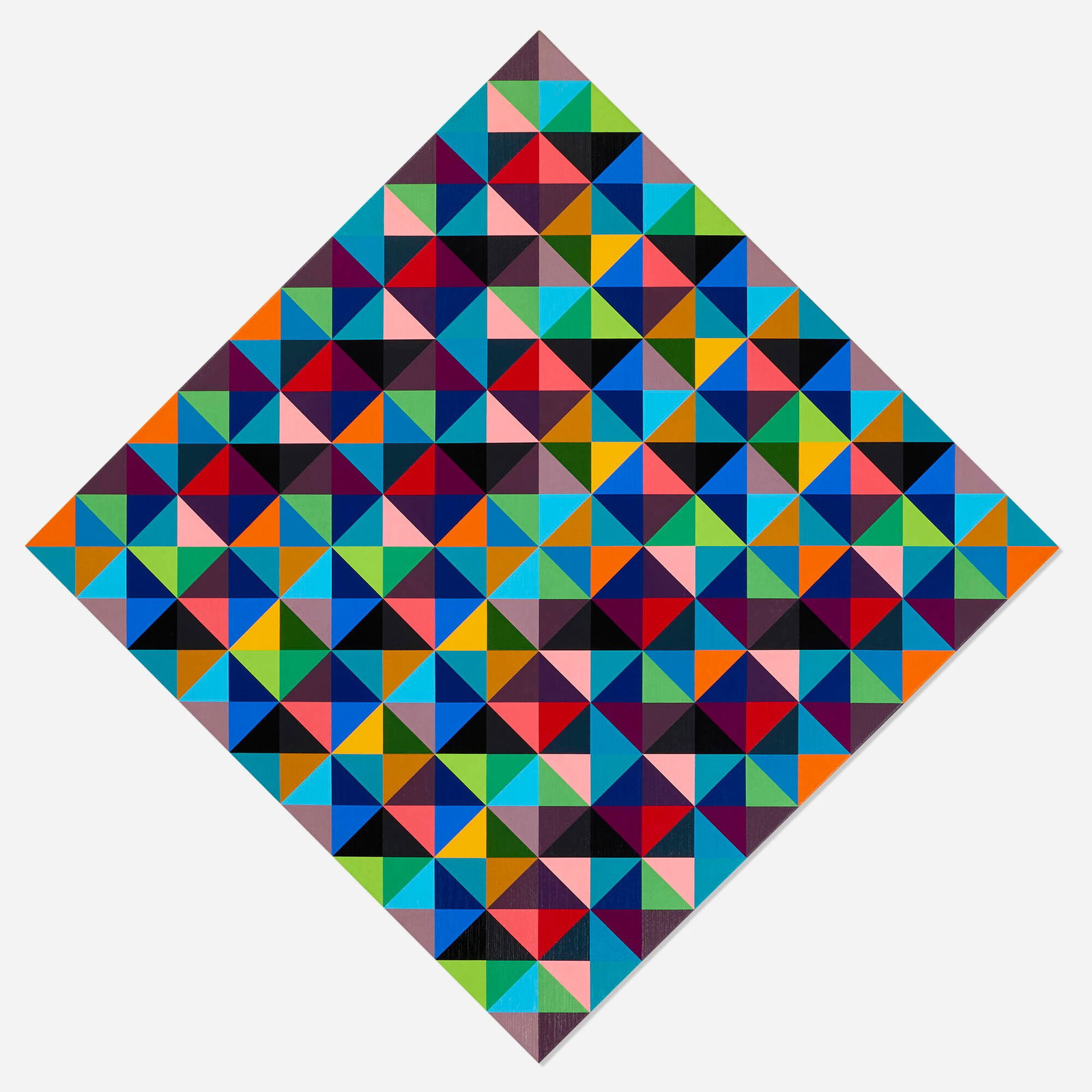 Karl Benjamin, #11: Karl Benjamin #11 1966oil on canvas 59.5 h x 59.5 w in (151 x 151 cm) Signed, titled and dated to verso 'Karl Benjamin #11, 1966'. Louis Stern has confirmed the authenticity of this work. It i