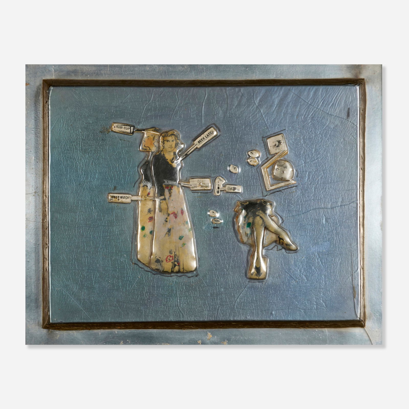 Larry Rivers, That Girl is in Many Parts - Portrait of Barbara Goldsmith: Larry Rivers That Girl is in Many Parts - Portrait of Barbara Goldsmith 1970mixed media on wood panel 16 h x 19.625 w x 2 d in (41 x 50 x 5 cm) Provenance: The Artist | Sotheb