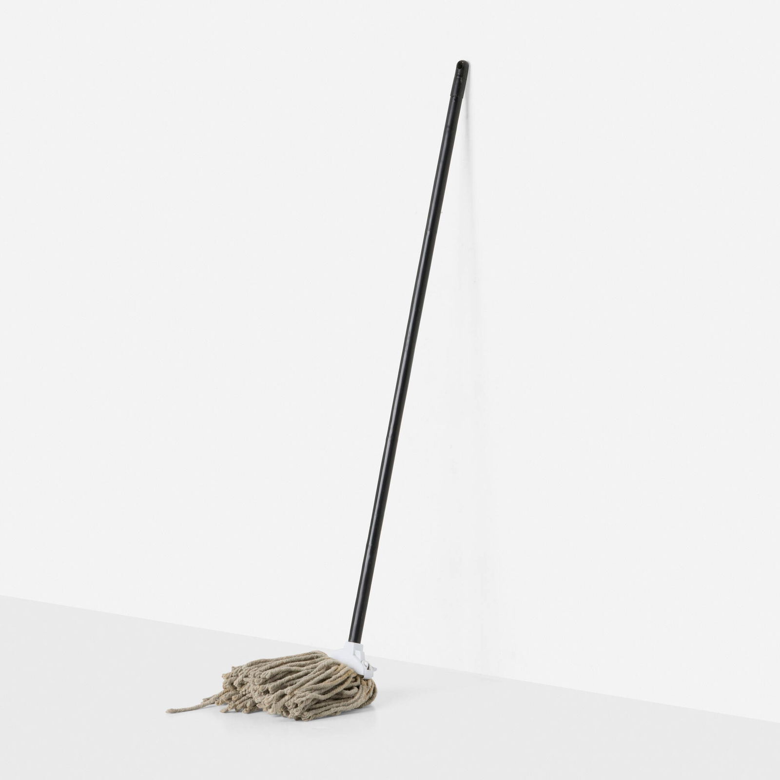 Michael Brown, Aretha Franklin (mop): Michael Brown Aretha Franklin (mop) 2009plastic (Aretha Franklin records) and mop head 51.375 h x 10.25 w x 13 d in (130 x 26 x 33 cm) Initialed, titled, dated and numbered to lower handle 'MB