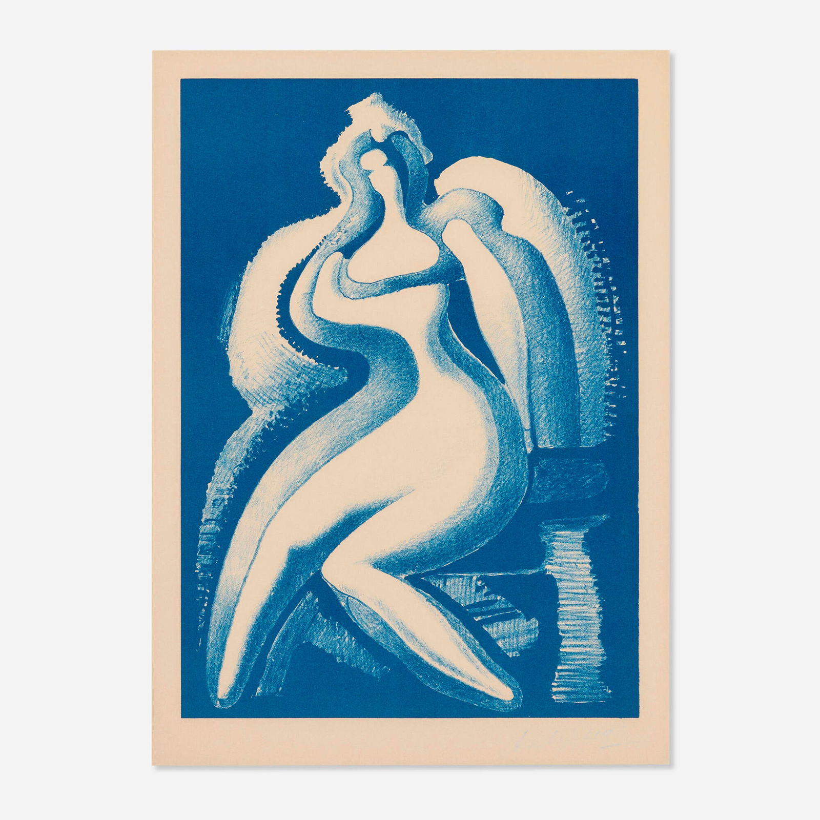 Alexander Archipenko, Coquette: Alexander Archipenko Coquette 1950lithograph image: 14 h x 10 w in (36 x 25 cm) sheet: 15.5 h x 11.25 w in (39 x 29 cm) Signed to lower edge 'Archipenko'. This work is from the edition of 1