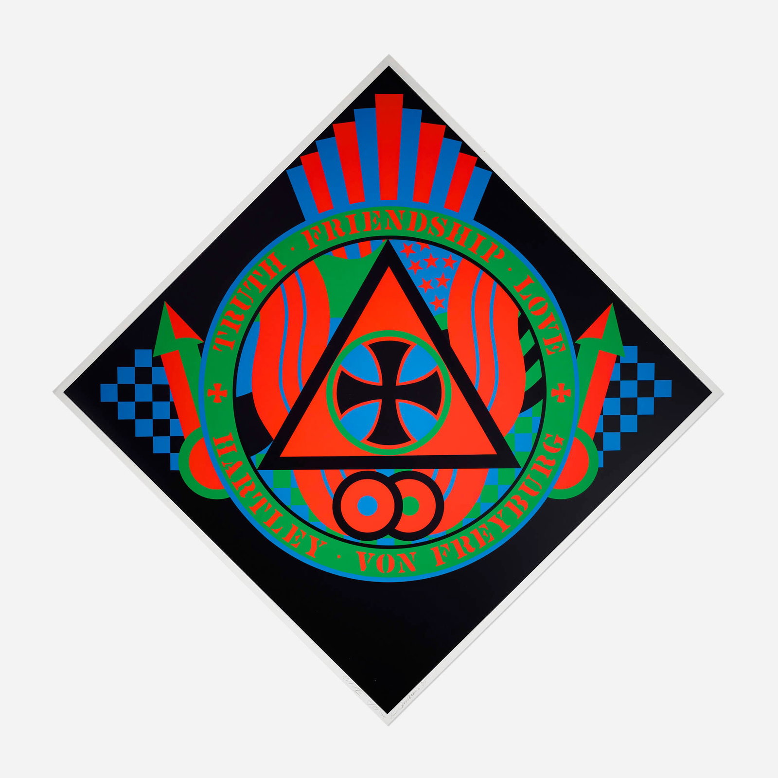 Robert Indiana, KVF VIII (from The Hartley Elegies: The Berlin Series) (1 of 2)