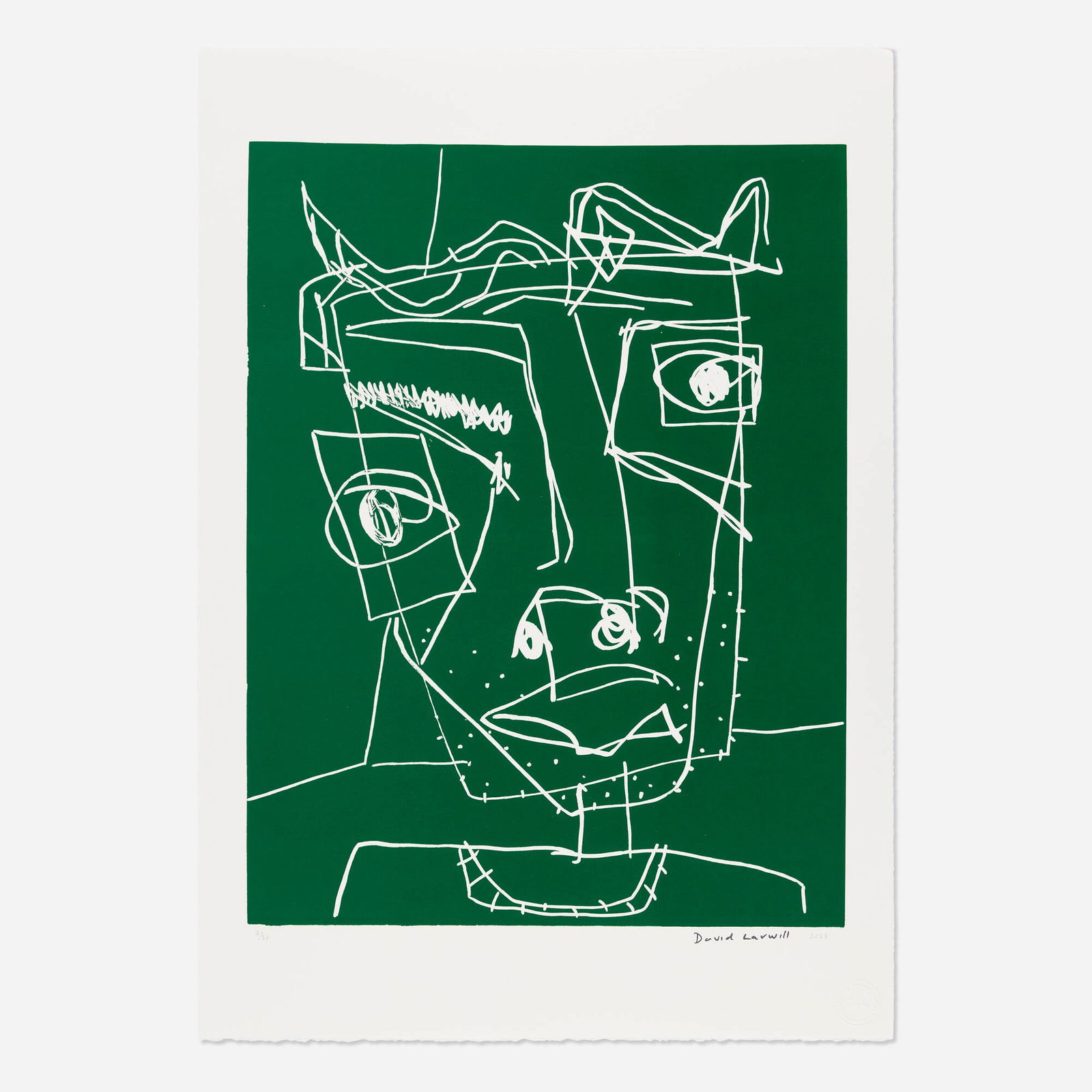 David Larwill, Head (Green) (1 of 2)