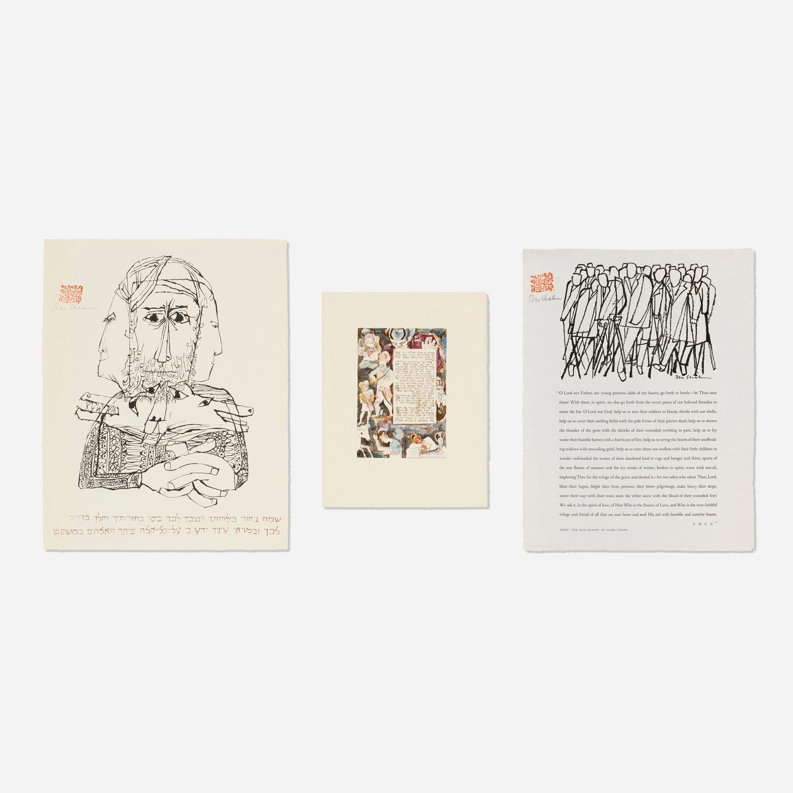 Ben Shahn, Three works (1 of 1)