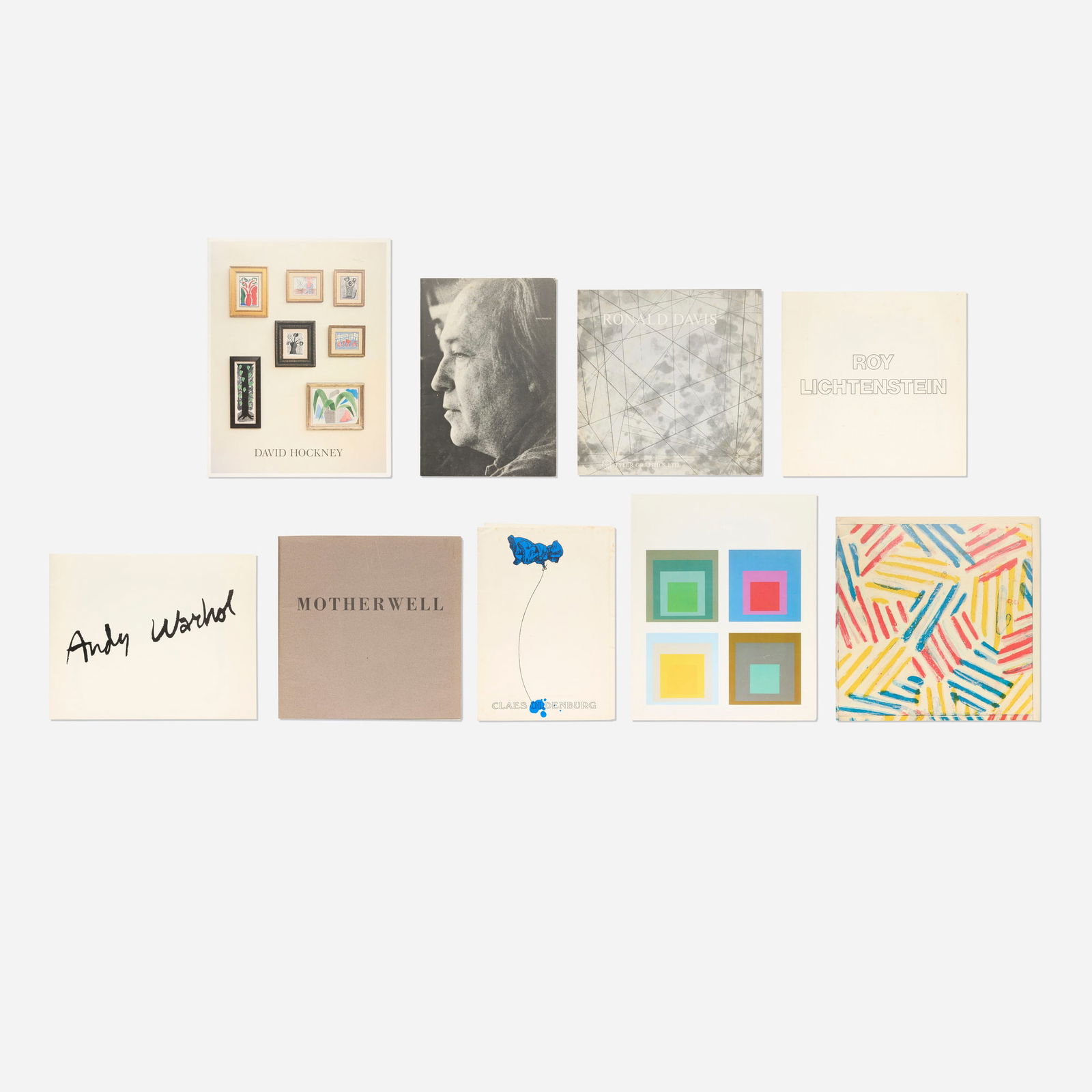 Various Artists, Collection of nine exhibition catalogs (1 of 2)