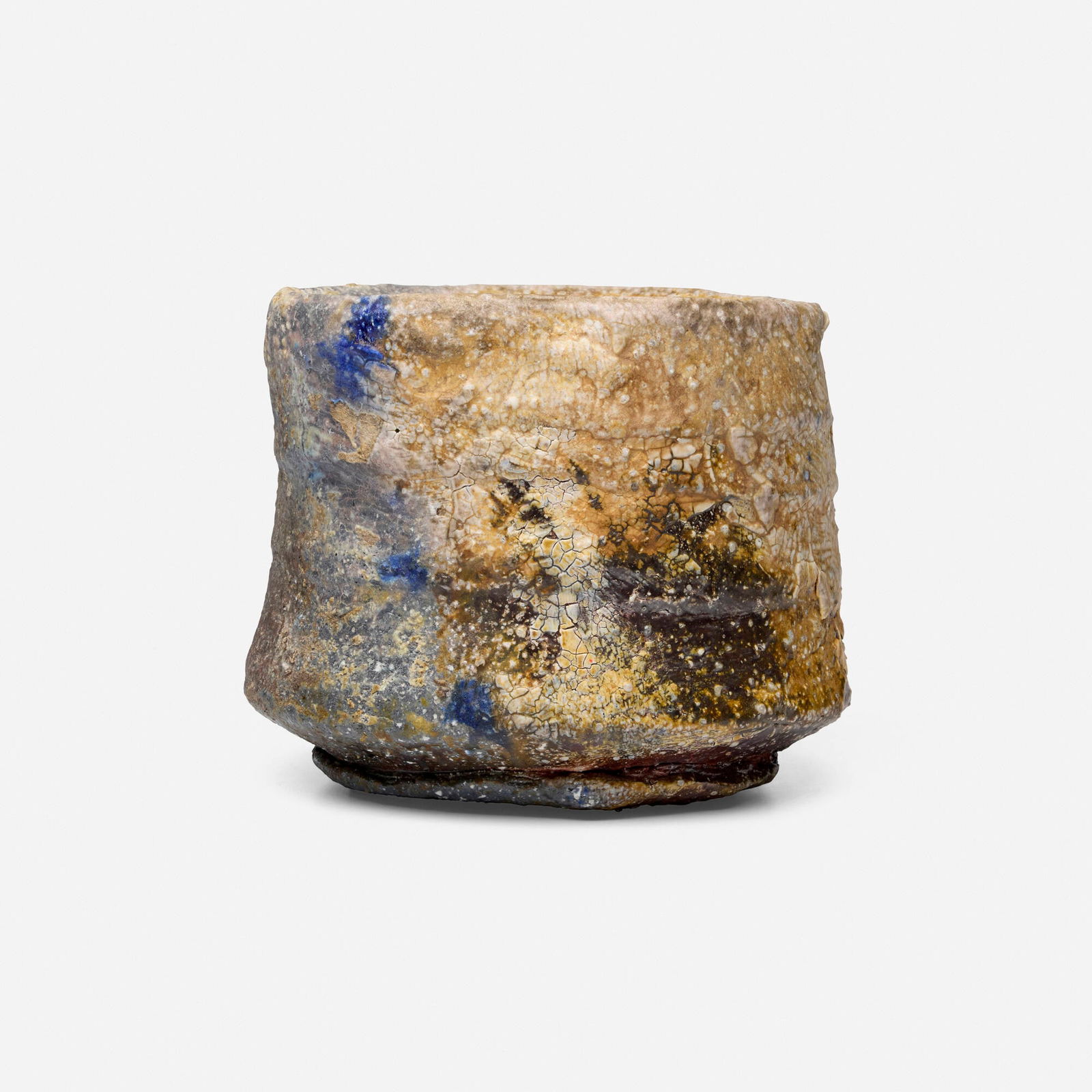 Peter Voulkos, Untitled (Tea Bowl): Peter Voulkos Untitled (Tea Bowl) 1996anagama-fired Shigaraki stoneware 5.5 h x 6.5 dia in (14 x 17 cm) The present work was made and fired at the Shigaraki Ceramic Cultural Park, Japan.