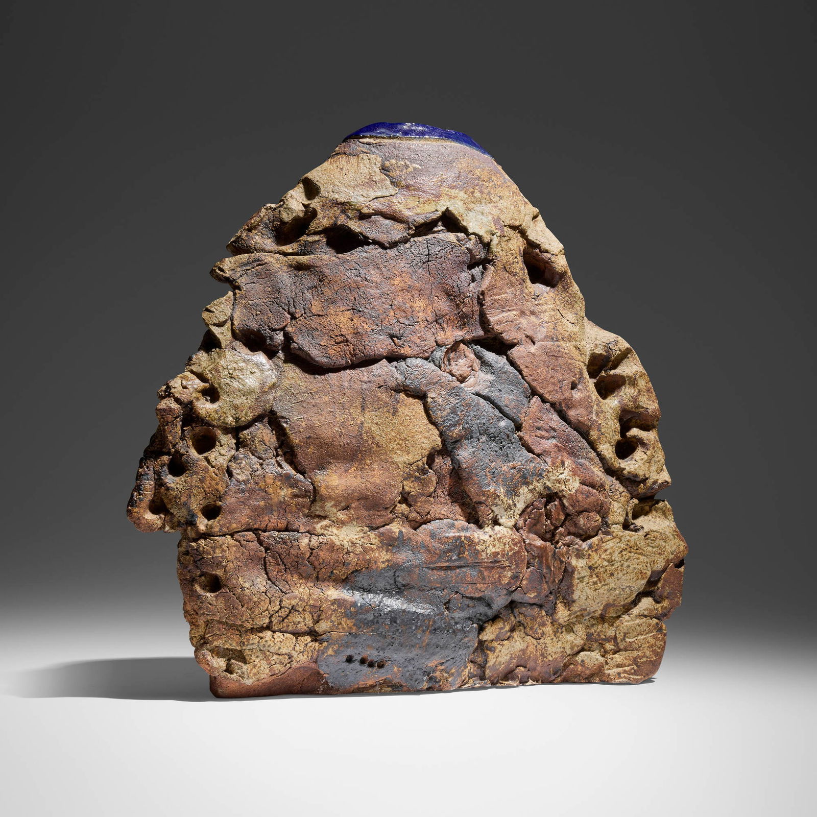 Robert Arneson, Untitled (Vessel): Robert Arneson Untitled (Vessel) 1963glazed stoneware 20 h x 22.5 w x 5 d in (51 x 57 x 13 cm) Incised signature and date to lower edge 'Arneson '63'. Provenance: Priva