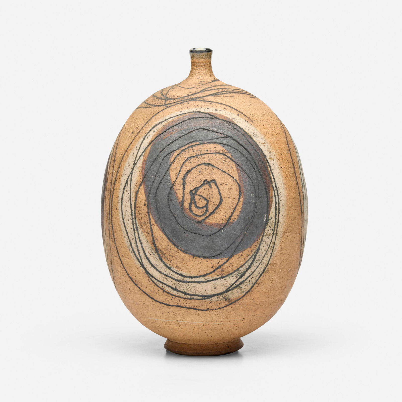 Antonio Prieto, Vase: Antonio Prieto Vase c. 1960glazed stoneware 11.5 h x 8 dia in (29 x 20 cm) Glazed signature to underside 'Prieto'. Provenance: Rago, Modern, 3 March 2013, Lot 44