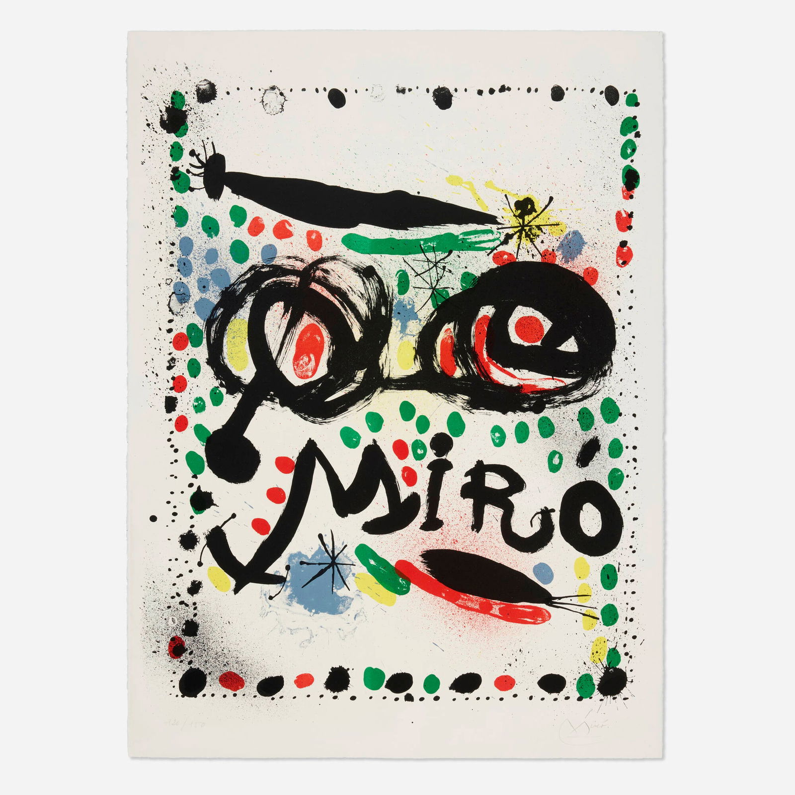 Joan Miro, Philadelphia Museum of Art exhibition poster (1 of 3)