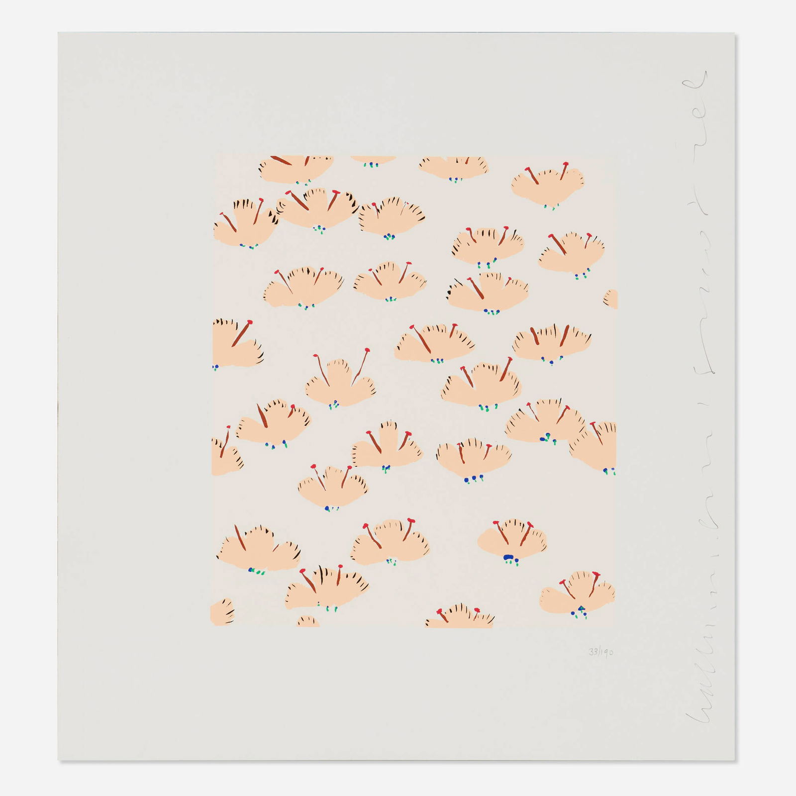 Donald Sultan, Wallflower 20 (from the Wallflowers portfolio) (1 of 3)