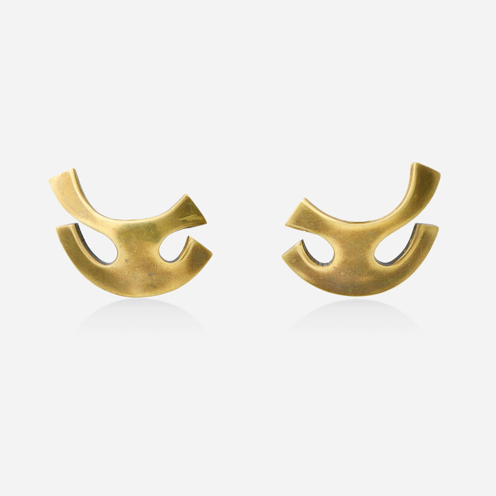 Art Smith, Brass earrings (1 of 3)