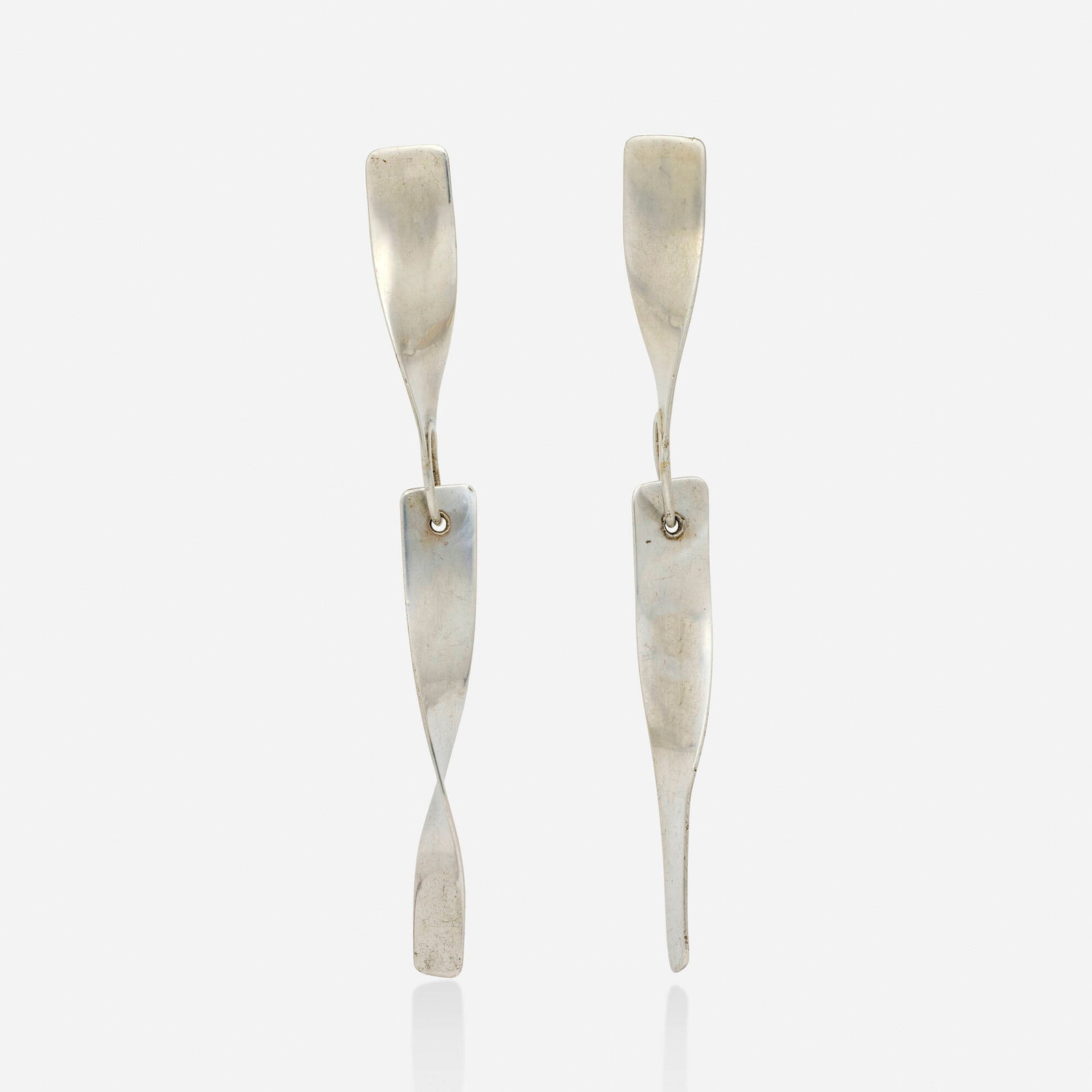 Art Smith, Silver earrings (1 of 2)