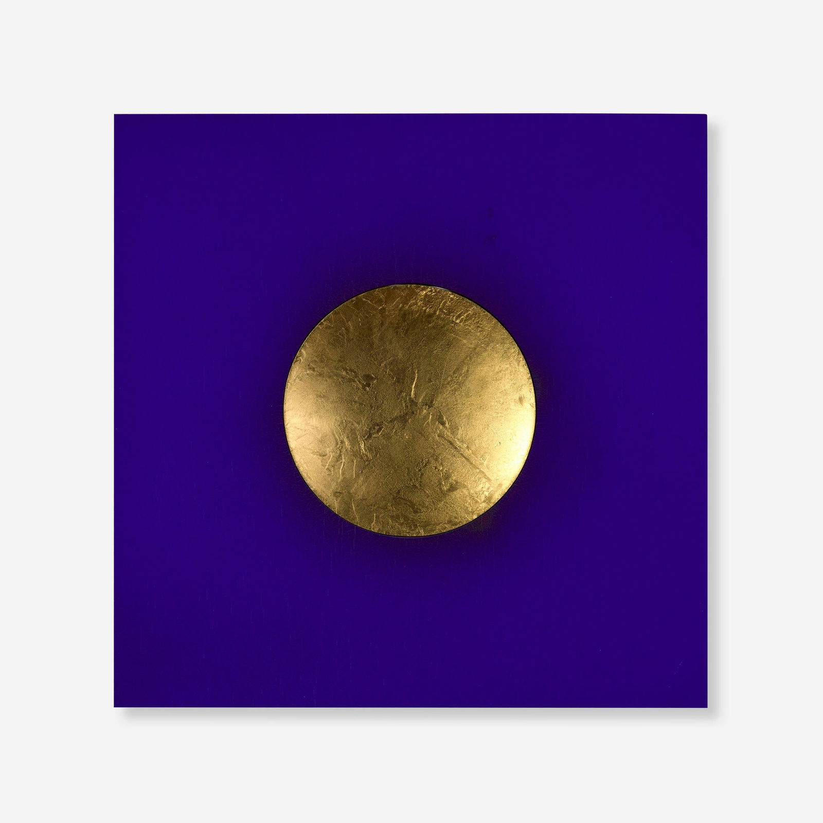 Lita Albuquerque, Untitled: Lita Albuquerque Untitled 2015pigment on panel with gold leaf 18 h x 18 w x 2.25 d in (46 x 46 x 6 cm) Signed and dated to verso 'Lita Albuquerque 2015'. Provenance: Ac